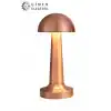 NOAS YL86 1231 Atina Dokunmatik Şarjlı Bronz Masa Lambası 3 Renk