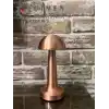 NOAS YL86 1231 Atina Dokunmatik Şarjlı Bronz Masa Lambası 3 Renk