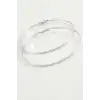Noktalı Metal Halka Küpe 8-10 cm