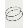 Noktalı Metal Halka Küpe 8-9-10 cm