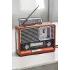 Nostaljik Görünümlü Usb Girişli Bluetooth Bağlantılı Radyo