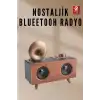 Nostaljik Radyo Bluetooth Bağlantılı Şarjlı Yüksek Ses Kaliteli