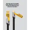 Örgülü Tasarım 4’ü 1 Arada USB-C Lightning Hızlı Şarj Kablosu