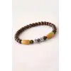 Oval Bambu Ahşap Bileklik 6 mm