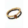 Oval Bambu Ahşap Bileklik 6 mm