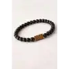 Oval Bambu Ahşap Bileklik 8 mm