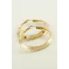 Oval Halka Küpe 4 cm
