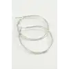 Oval Halka Küpe 5 cm