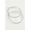Oval Halka Küpe 5 cm