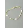 Oval Kristal Taşlı Bileklik