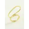 Oval Metal Yüzük
