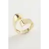 Oval Metal Yüzük