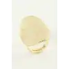 Oval Metal Yüzük
