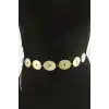Oval Metal Zincir Kemer