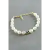 Oval Nazar İnci Bileklik