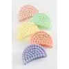 Oval Renkli Mandal Toka 6 cm