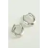 Oval Trend Metal Küpe