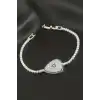Oval Zirkon Taşlı Çocuk Bileklik 16 cm