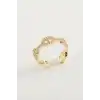 Oval Zirkon Taşlı Yüzük