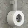 Beyaz Topraklı Priz Sıva Üstü