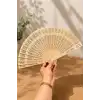 Oymalı Ahşap Yelpaze