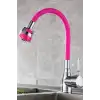Oynar Başlıklı Tasarruflu Kubar Musluk Borusu Ve Başlığı  Pembe