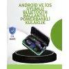 Oyun Modlu E10 Bluetooth Kulaklık Powerbank Ve Led Ekranlı