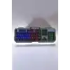 Oyuncu Klavyesi Q Klavye RGB Işıklı Mouse Hediyeli