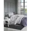 Özdilek Çift Kişilik Ranforce Nevresim Takımı Branch Beyaz