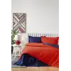 Özdilek Çift Kişilik Ranforce Nevresim Takımı Colormix Kırmızı Lacivert