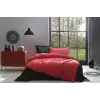 Özdilek Çift Kişilik Ranforce Nevresim Takımı Colormix Kırmızı Siyah