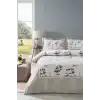 Özdilek Çift Kişilik Ranforce Nevresim Takımı Toile de Jouy Bej