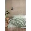 Özdilek Çift Kişilik Ranforce Nevresim Takımı Trioline Yeşil