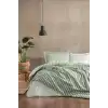 Özdilek Çift Kişilik Ranforce Nevresim Takımı Trioline Yeşil