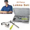 Özel Çantalı 40 Parça Cırcırlı Lokma Seti
