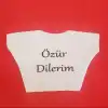 Özür Dilerim Yazılı Peluş Oyuncak Tişörtü