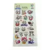 Panda Kabartmalı Sticker
