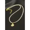 Papatya Kristal Kolye