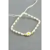 Papatya Oval İnci Bileklik