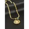 Para İtalyan Zincirli Lüks Çelik Kolye