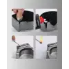 Paslanmaz Çakmaklı Küllük Modern Masa Üstü Aksesuar