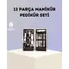 Paslanmaz Çelik Çok Fonksiyonlu 12 Manikür Seti