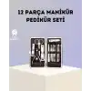 Paslanmaz Çelik Çok Fonksiyonlu 12 Manikür Seti