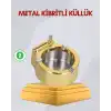 Paslanmaz Çelik Küllük Çakmaklı Masa Üstü Kullanım
