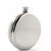 Paslanmaz Çelik Yuvarlak 8 Oz Tekli Matara Çelik Renk