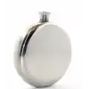Paslanmaz Çelik Yuvarlak 8 Oz Tekli Matara Çelik Renk