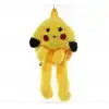 Peluş Işıklı Oynar Kulaklı Pikachu Sırt Çantası