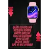 Pembe Akıllı Saat 49mm iOS & Android Uyumlu Arama Özellikli