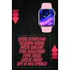 Pembe Akıllı Saat 49mm iOS & Android Uyumlu Arama Özellikli