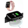 Pembe Akıllı Saat 49mm iOS & Android Uyumlu Arama Özellikli